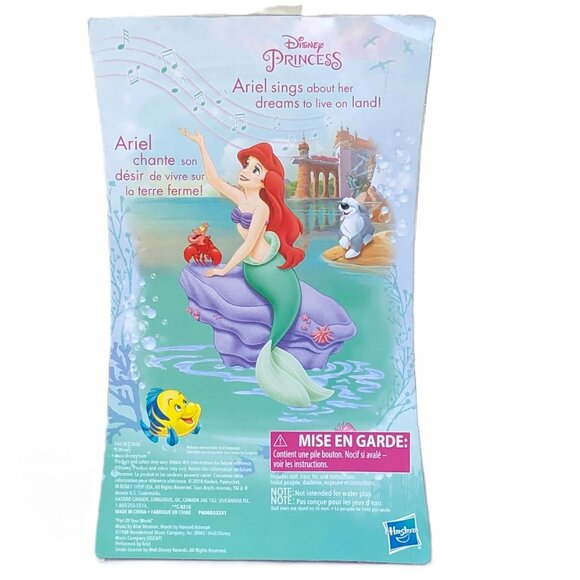 New in Box-Hasbro Disney Princess Shimmering Lights And Song Ariel Singing Doll - Picture 4 of 14